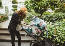 Load image into Gallery viewer, Baby Cover - Palm Leaf.