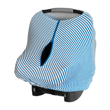 Load image into Gallery viewer, Baby Cover - Blue Stripes.