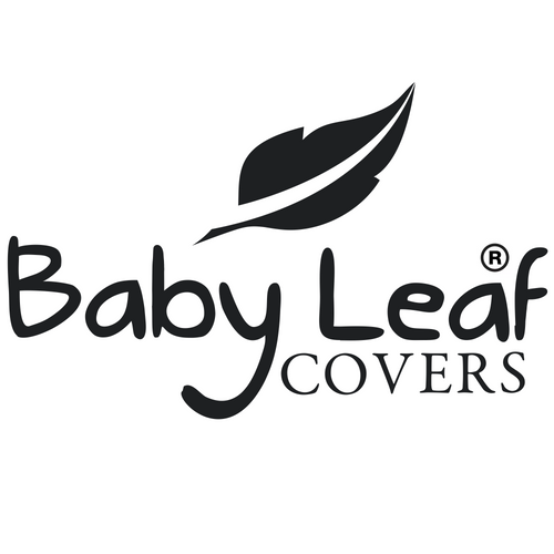 Stretchy Baby Car Seat Cover Black Stripe Baby Leaf Covers