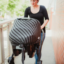 Load image into Gallery viewer, Baby Cover - Black Stripe.
