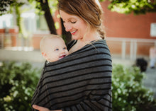 Load image into Gallery viewer, Baby Cover - Black Stripe.

