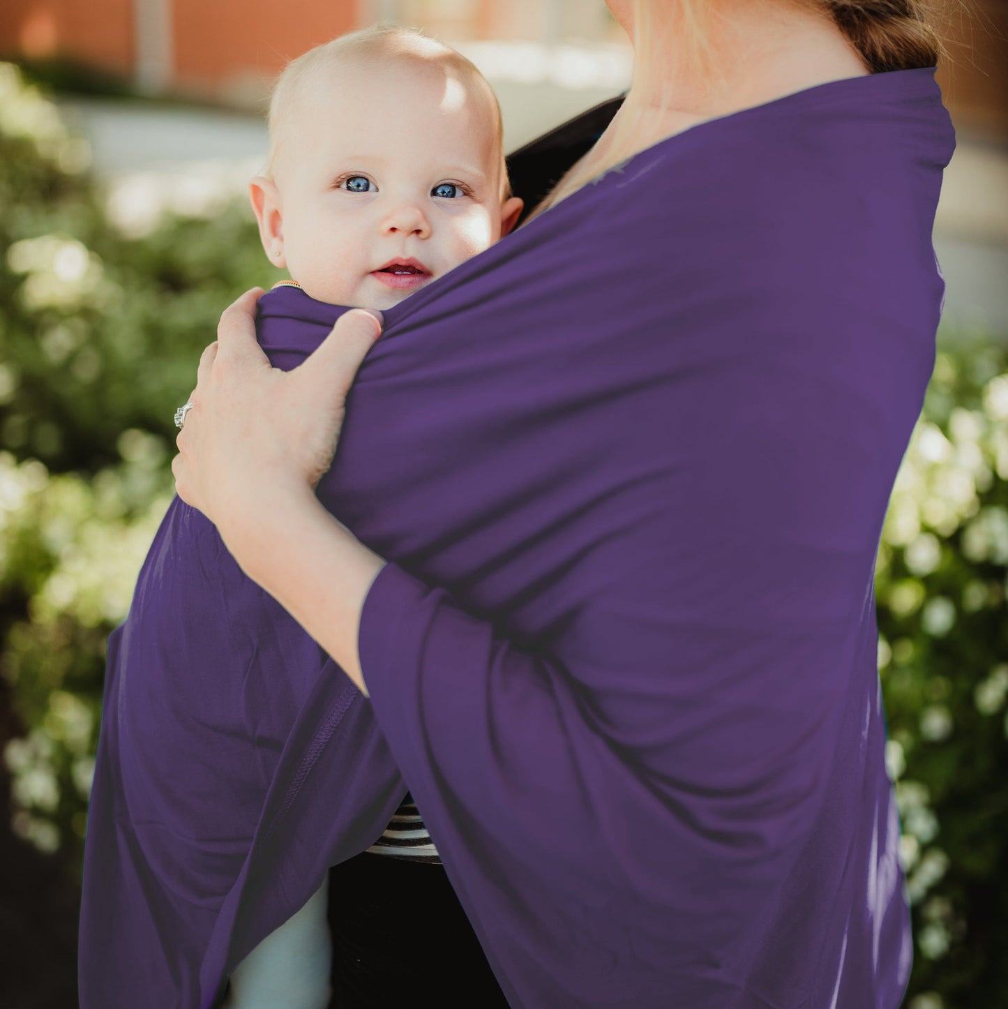 Baby Leaf Carrier Cover - Royal Purple.